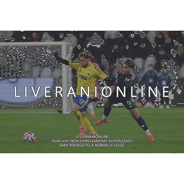 TVMV-Torino 12.01.2025 Allianz Stadium ©Manuela Viganti/Agenzia Aldo Liverani Kings League World Cup Nations 2025 Finale Brasile Colombia Nella foto: andreas e maro ©Viganti - AGENZIA ALDO LIVERANI SAS