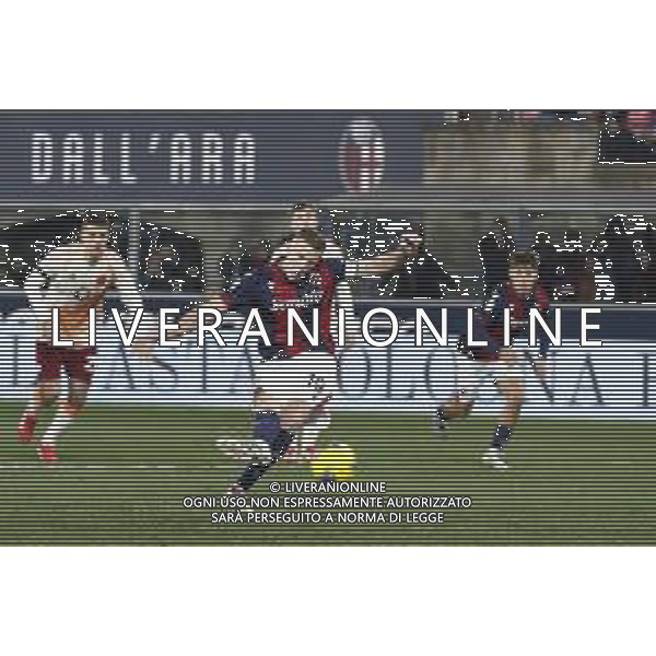 ZCP - 12/01/2025 BOLOGNA - ROMA Campionato di Calcio seria A 2024/2025 - nella foto: goal Ferguson Lewis(Bologna f.c.) ©Claudio Zamagni/Agenzia Aldo Liverani s.a.s.