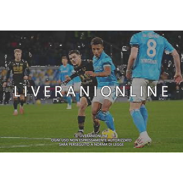 NAPOLI - HELLAS VERONA CAMPIONATO CALCIO SERIE A 12.01.2025 nella foto: david Neres Foto MOSCA - AGENZIA ALDO LIVERANI SAS