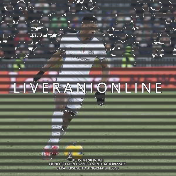 Denzel Dumfries of Inter FC play the ball during Venezia FC vs FC Internazionale, 20° Serie A Enilive 2024-25 game at Pier Luigi Penzo stadium in Venezia (VE), Italy, on January 12, 2025. (Photo by Davide Casentini)- AGENZIA ALDO LIVERANI SAS