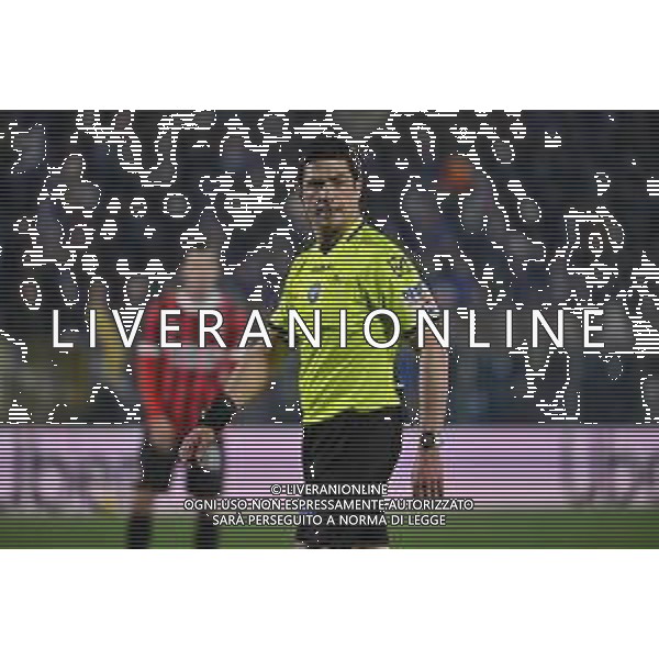 Como vs Milan nella foto l\'arbitro Gianluca Manganiello di Pinerolo (TO) Como 14-01-2025 Stadio Giuseppe Sinigaglia Campionato Serie A Enilive - recupero 19a giornata foto Roberto Garavaglia/Agenzia Aldo Liverani sas