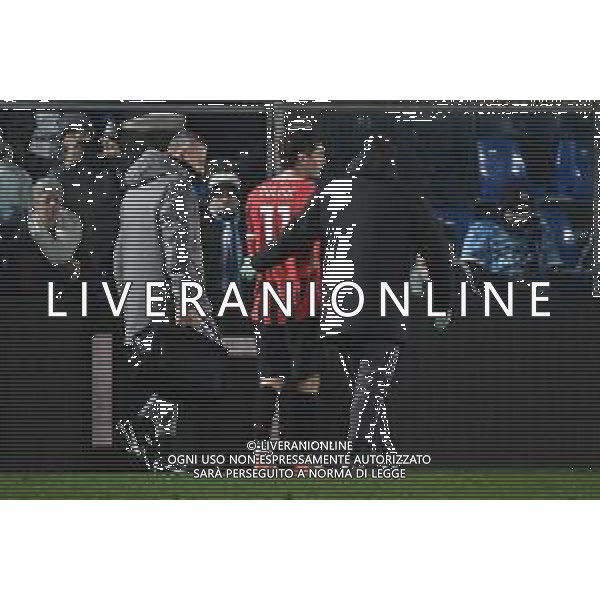 Como vs Milan nella foto Christian Mate Pulisic (Milan) esce infortunato Como 14-01-2025 Stadio Giuseppe Sinigaglia Campionato Serie A Enilive - recupero 19a giornata foto Roberto Garavaglia/Agenzia Aldo Liverani sas