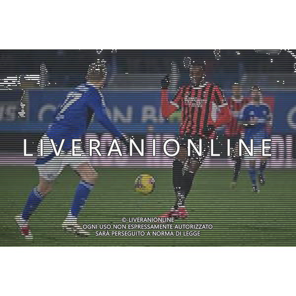 Como vs Milan nella foto Tammy Abraham (Milan) Como 14-01-2025 Stadio Giuseppe Sinigaglia Campionato Serie A Enilive - recupero 19a giornata foto Roberto Garavaglia/Agenzia Aldo Liverani sas
