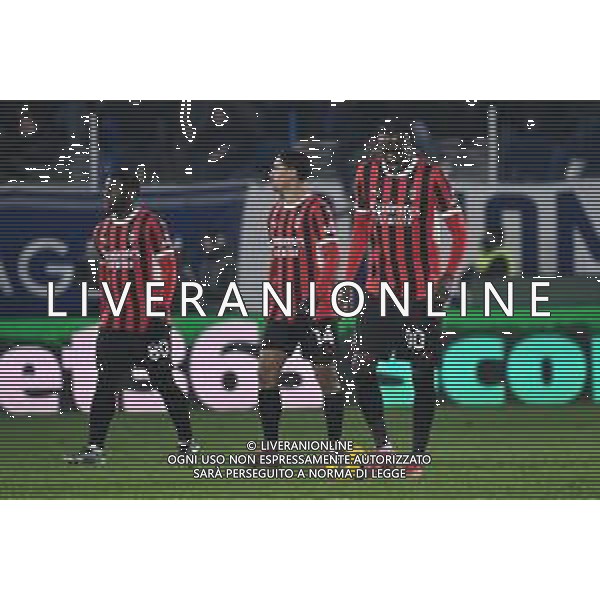 Como vs Milan nella foto delusione Milan dopo il gol subito Como 14-01-2025 Stadio Giuseppe Sinigaglia Campionato Serie A Enilive - recupero 19a giornata foto Roberto Garavaglia/Agenzia Aldo Liverani sas