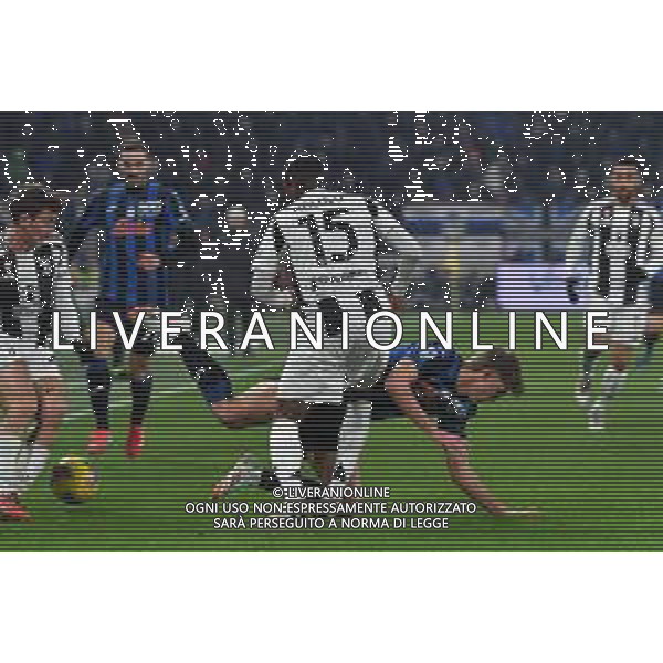 TVMV-Bergamo 14.01.2025 Gweiss Stadium ©Manuela Viganti/Agenzia Aldo Liverani Atalanta vs Juventus Campionato Calcio Serie A Enilive 2024/2025 19a giornata Nella foto: pierre kalulu e charles de ketelaere ©Viganti/AGENZIA ALDO LIVERANI SAS