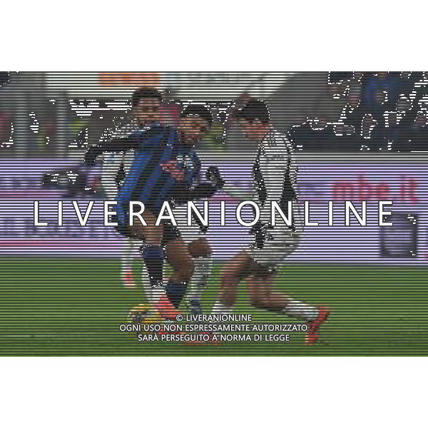 TVMV-Bergamo 14.01.2025 Gweiss Stadium ©Manuela Viganti/Agenzia Aldo Liverani Atalanta vs Juventus Campionato Calcio Serie A Enilive 2024/2025 19a giornata Nella foto: ederson e andrea cambiaso ©Viganti/AGENZIA ALDO LIVERANI SAS