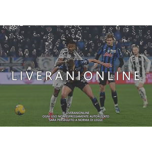 TVMV-Bergamo 14.01.2025 Gweiss Stadium ©Manuela Viganti/Agenzia Aldo Liverani Atalanta vs Juventus Campionato Calcio Serie A Enilive 2024/2025 19a giornata Nella foto: khephren thuram e charles de ketelaere ©Viganti/AGENZIA ALDO LIVERANI SAS