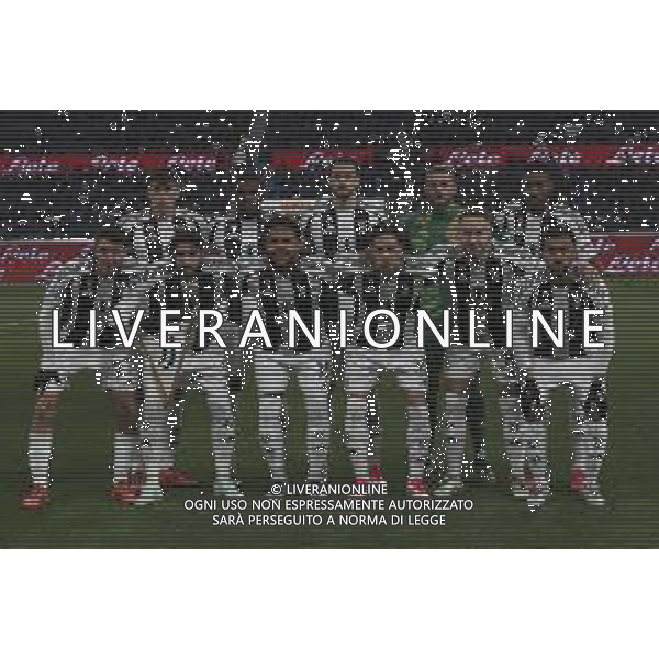 Formazione - Juventus FC team during Atalanta BC vs Juventus FC, 19° Serie A Enilive 2024-25 game at Gewiss stadium in Bergamo (BG), Italy, on January 14, 2025. (Photo by Davide Casentini)-AGENZIA ALDO LIVERANI SAS