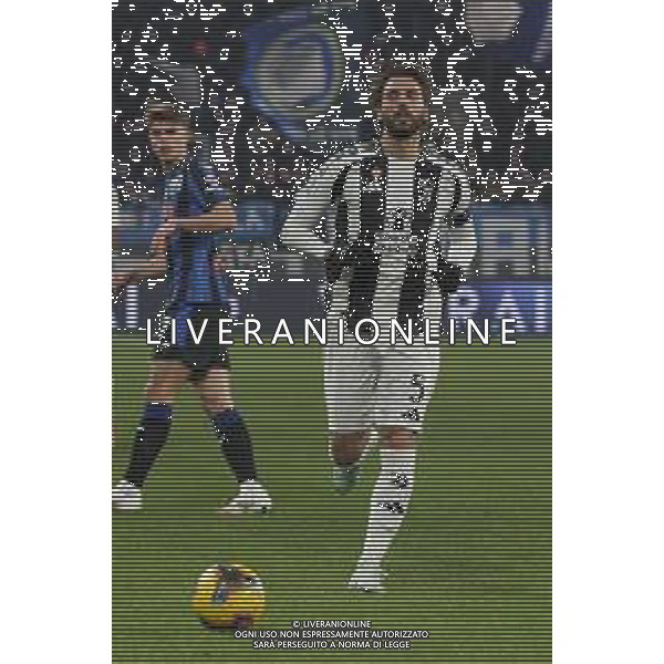 Manuel Locatelli of Juventus FC play the ball during Atalanta BC vs Juventus FC, 19° Serie A Enilive 2024-25 game at Gewiss stadium in Bergamo (BG), Italy, on January 14, 2025. (Photo by Davide Casentini)-AGENZIA ALDO LIVERANI SAS
