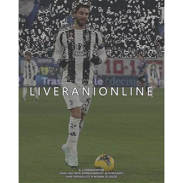 Manuel Locatelli of Juventus FC play the ball during Atalanta BC vs Juventus FC, 19° Serie A Enilive 2024-25 game at Gewiss stadium in Bergamo (BG), Italy, on January 14, 2025. (Photo by Davide Casentini)-AGENZIA ALDO LIVERANI SAS