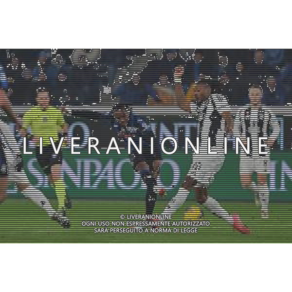 TVMV-Bergamo 14.01.2025 Gweiss Stadium ©Manuela Viganti/Agenzia Aldo Liverani Atalanta vs Juventus Campionato Calcio Serie A Enilive 2024/2025 19a giornata Nella foto: ademola lookman e khephren thuram ©Viganti-AGENZIA ALDO LIVERANI SAS