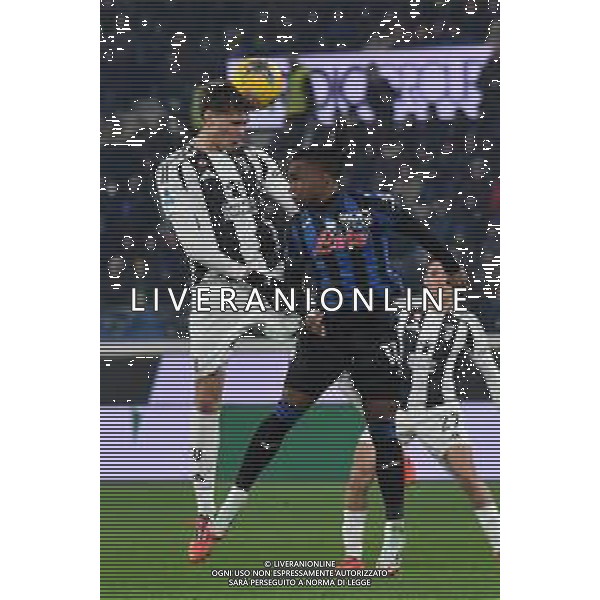 TVMV-Bergamo 14.01.2025 Gweiss Stadium ©Manuela Viganti/Agenzia Aldo Liverani Atalanta vs Juventus Campionato Calcio Serie A Enilive 2024/2025 19a giornata Nella foto: nicolo’ savona e ademola lookman ©Viganti-AGENZIA ALDO LIVERANI SAS