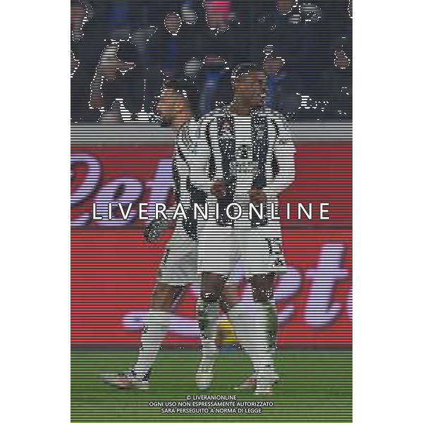 TVMV-Bergamo 14.01.2025 Gweiss Stadium ©Manuela Viganti/Agenzia Aldo Liverani Atalanta vs Juventus Campionato Calcio Serie A Enilive 2024/2025 19a giornata Nella foto: esultanza pierre kalulu dopo il gol ©Viganti-AGENZIA ALDO LIVERANI SAS