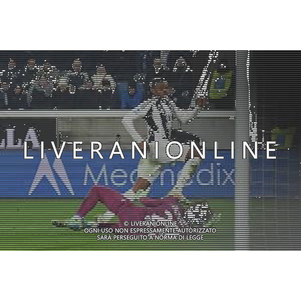 TVMV-Bergamo 14.01.2025 Gweiss Stadium ©Manuela Viganti/Agenzia Aldo Liverani Atalanta vs Juventus Campionato Calcio Serie A Enilive 2024/2025 19a giornata Nella foto: gol pierre kalulu ©Viganti-AGENZIA ALDO LIVERANI SAS