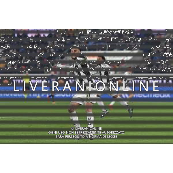 TVMV-Bergamo 14.01.2025 Gweiss Stadium ©Manuela Viganti/Agenzia Aldo Liverani Atalanta vs Juventus Campionato Calcio Serie A Enilive 2024/2025 19a giornata Nella foto: esultanza nico gonzalez dopo il gol di pierre kalulu ©Viganti-AGENZIA ALDO LIVERANI SAS
