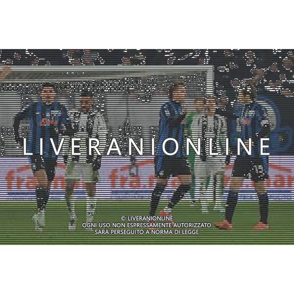 TVMV-Bergamo 14.01.2025 Gweiss Stadium ©Manuela Viganti/Agenzia Aldo Liverani Atalanta vs Juventus Campionato Calcio Serie A Enilive 2024/2025 19a giornata Nella foto: esultanza atalanta dopo il gol di mateo retegui ©Viganti-AGENZIA ALDO LIVERANI SAS