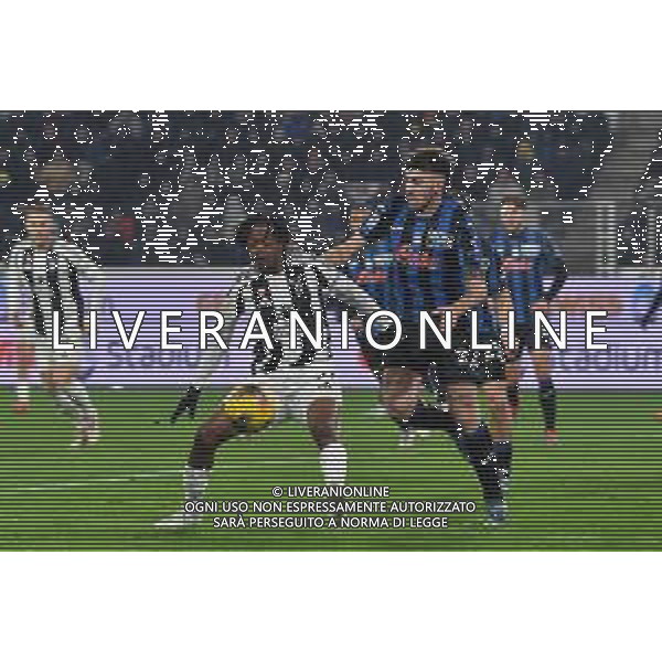 TVMV-Bergamo 14.01.2025 Gweiss Stadium ©Manuela Viganti/Agenzia Aldo Liverani Atalanta vs Juventus Campionato Calcio Serie A Enilive 2024/2025 19a giornata Nella foto: samuel mbangula e matteo ruggeri ©Viganti-AGENZIA ALDO LIVERANI SAS