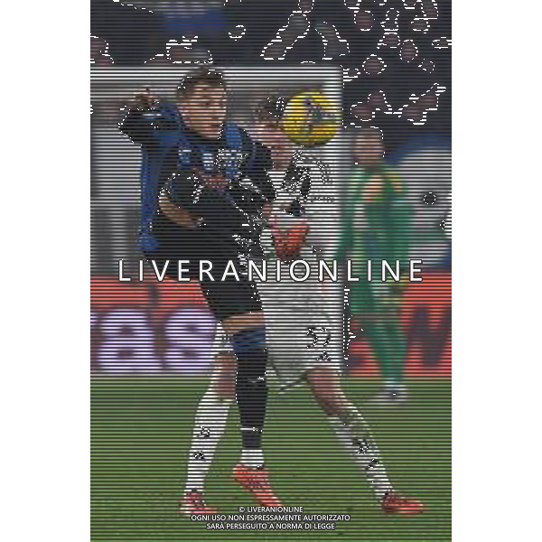 TVMV-Bergamo 14.01.2025 Gweiss Stadium ©Manuela Viganti/Agenzia Aldo Liverani Atalanta vs Juventus Campionato Calcio Serie A Enilive 2024/2025 19a giornata Nella foto: mateo retegui e niccolo’ savona ©Viganti-AGENZIA ALDO LIVERANI SAS