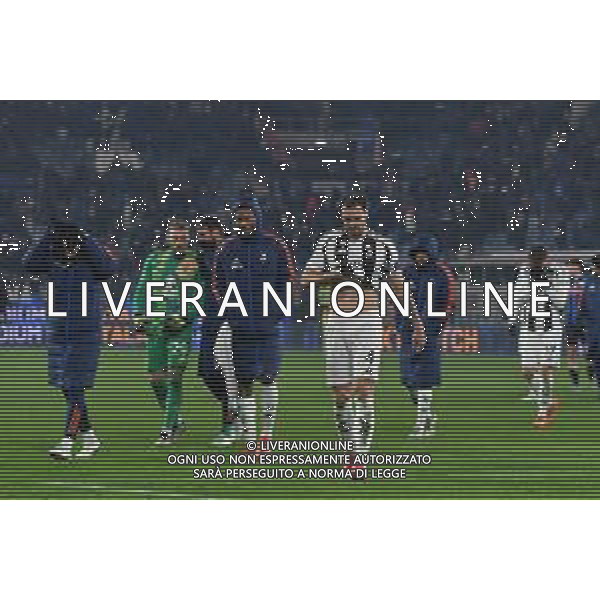TVMV-Bergamo 14.01.2025 Gweiss Stadium ©Manuela Viganti/Agenzia Aldo Liverani Atalanta vs Juventus Campionato Calcio Serie A Enilive 2024/2025 19a giornata Nella foto: delusione juventus a fine gara ©Viganti-AGENZIA ALDO LIVERANI SAS