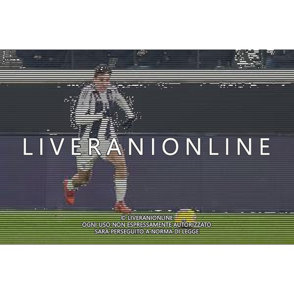 Andrea Cambiaso of Juventus FC play the ball during Atalanta BC vs Juventus FC, 19° Serie A Enilive 2024-25 game at Gewiss stadium in Bergamo (BG), Italy, on January 14, 2025. (Photo by Davide Casentini)-AGENZIA ALDO LIVERANI SAS