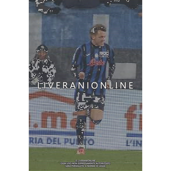 Mateo Retegui of Atalanta BC celebrates after scoring during Atalanta BC vs Juventus FC, 19° Serie A Enilive 2024-25 game at Gewiss stadium in Bergamo (BG), Italy, on January 14, 2025. (Photo by Davide Casentini)-AGENZIA ALDO LIVERANI SAS