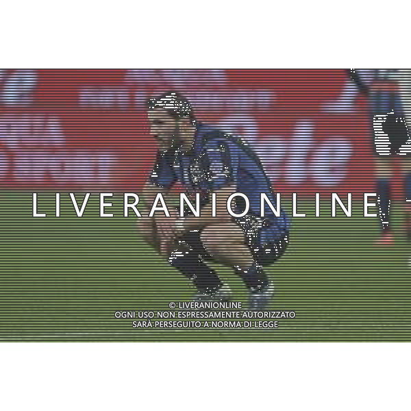 Sead Kolasinac of Atalanta BC expresses disappointment at the end of Atalanta BC vs Juventus FC, 19° Serie A Enilive 2024-25 game at Gewiss stadium in Bergamo (BG), Italy, on January 14, 2025. (Photo by Davide Casentini)-AGENZIA ALDO LIVERANI SAS