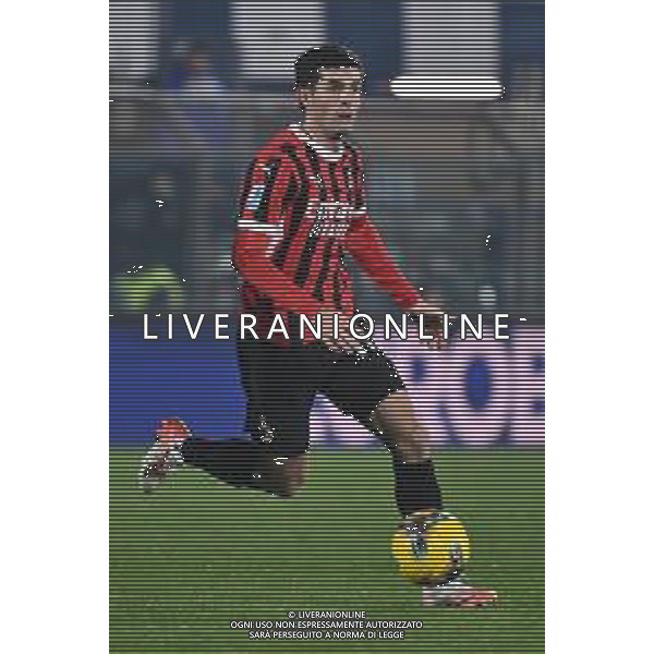 Como vs Milan nella foto Christian Mate Pulisic (Milan) Como 14-01-2025 Stadio Giuseppe Sinigaglia Campionato Serie A Enilive - recupero 19a giornata foto Roberto Garavaglia/Agenzia Aldo Liverani sas