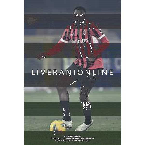 Como vs Milan nella foto Youssouf Fofana (Milan) Como 14-01-2025 Stadio Giuseppe Sinigaglia Campionato Serie A Enilive - recupero 19a giornata foto Roberto Garavaglia/Agenzia Aldo Liverani sas
