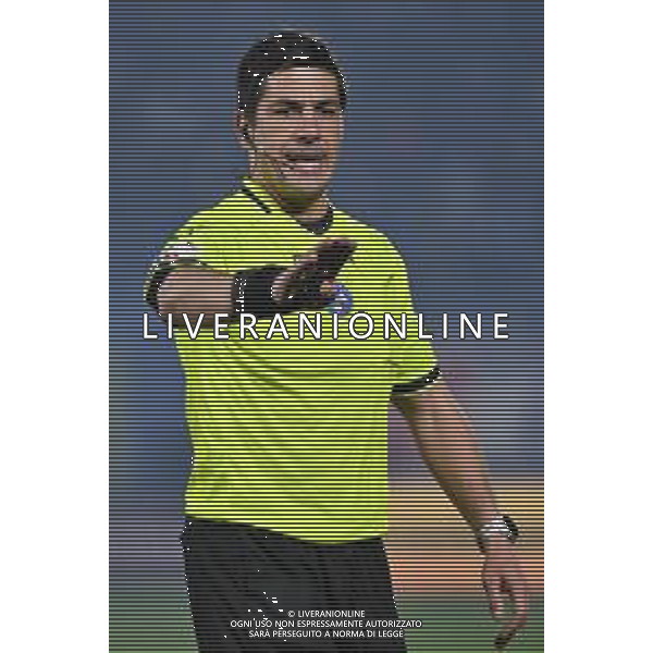 Como vs Milan nella foto l\'arbitro Gianluca Manganiello di Pinerolo (TO) Como 14-01-2025 Stadio Giuseppe Sinigaglia Campionato Serie A Enilive - recupero 19a giornata foto Roberto Garavaglia/Agenzia Aldo Liverani sas