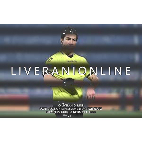Como vs Milan nella foto l\'arbitro Gianluca Manganiello di Pinerolo (TO) Como 14-01-2025 Stadio Giuseppe Sinigaglia Campionato Serie A Enilive - recupero 19a giornata foto Roberto Garavaglia/Agenzia Aldo Liverani sas