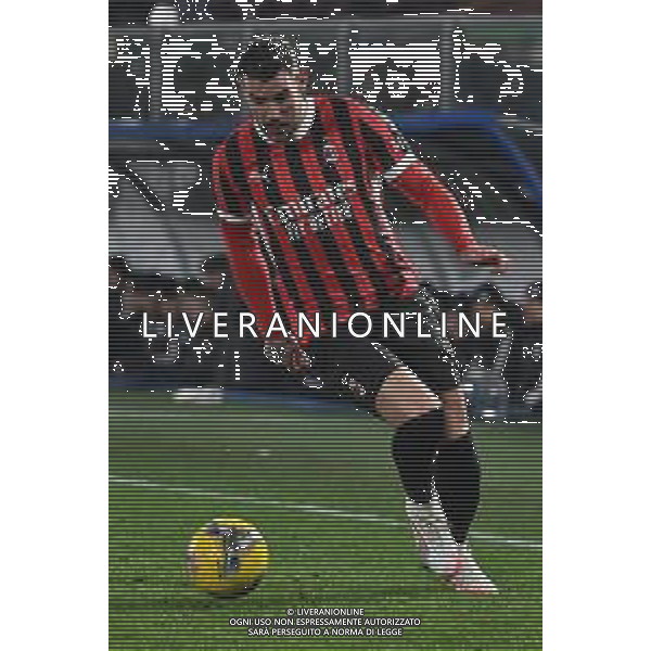 Como vs Milan nella foto Theo Hernandez (Milan) Como 14-01-2025 Stadio Giuseppe Sinigaglia Campionato Serie A Enilive - recupero 19a giornata foto Roberto Garavaglia/Agenzia Aldo Liverani sas