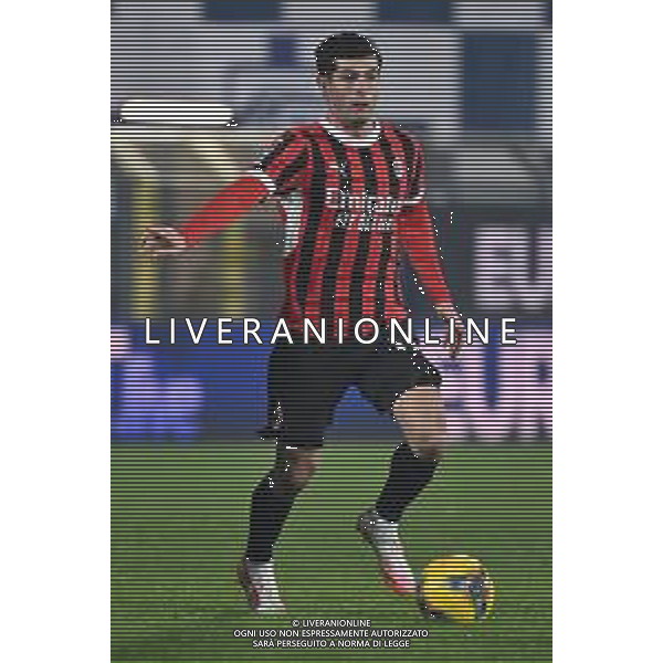 Como vs Milan nella foto Christian Mate Pulisic (Milan) Como 14-01-2025 Stadio Giuseppe Sinigaglia Campionato Serie A Enilive - recupero 19a giornata foto Roberto Garavaglia/Agenzia Aldo Liverani sas