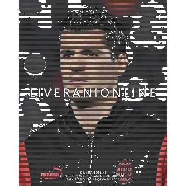 Como vs Milan nella foto Alvaro Morata (Milan) Como 14-01-2025 Stadio Giuseppe Sinigaglia Campionato Serie A Enilive - recupero 19a giornata foto Roberto Garavaglia/Agenzia Aldo Liverani sas