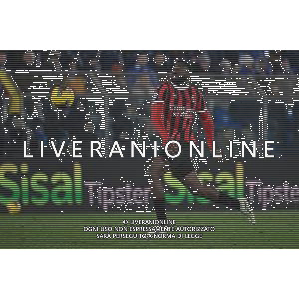 Como vs Milan nella foto Youssouf Fofana (Milan) Como 14-01-2025 Stadio Giuseppe Sinigaglia Campionato Serie A Enilive - recupero 19a giornata foto Roberto Garavaglia/Agenzia Aldo Liverani sas