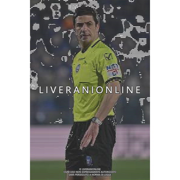 Como vs Milan nella foto l\'arbitro Gianluca Manganiello di Pinerolo (TO) Como 14-01-2025 Stadio Giuseppe Sinigaglia Campionato Serie A Enilive - recupero 19a giornata foto Roberto Garavaglia/Agenzia Aldo Liverani sas