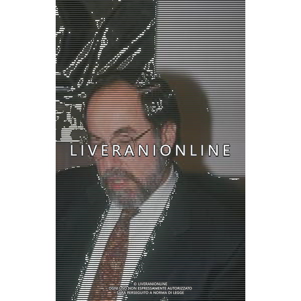 DIAP-RETROSPETTIVA DAVID BALTIMORE NOBEL PER LA MEDICINA NELL\'ANNO 1975 NELLA FOTO DAVID BALTIMORE NELL\'ANNO 1993 A MILANO AG ALDO LIVERANI SAS