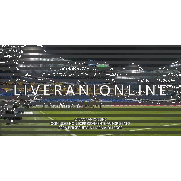 Tifosi - The Atanlata fans\' choreography during Atalanta BC vs Juventus FC, 19° Serie A Enilive 2024-25 game at Gewiss stadium in Bergamo (BG), Italy, on January 14, 2025. (Photo by Davide Casentini)
