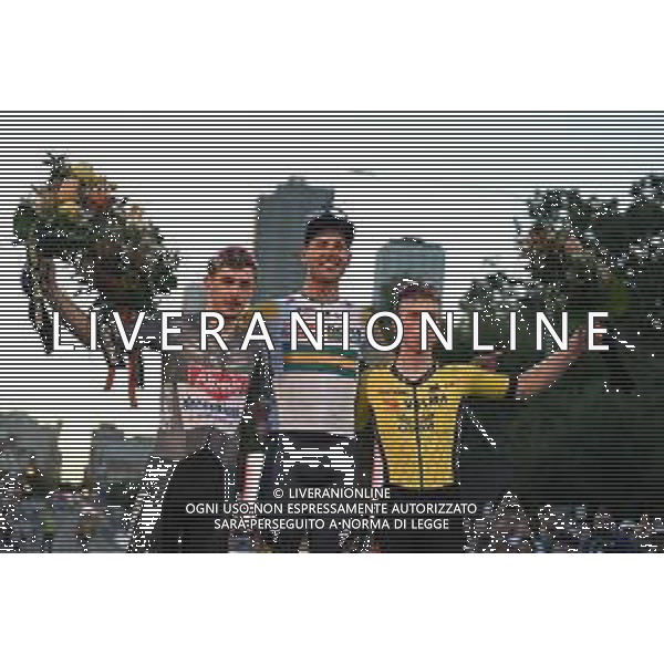 18-01-2025 Down Under Classic; 2025, Red Bull - Bora Hansgrohe; 2025, Alpecin - Deceuninck; 2025, Visma - Lease A Bike; Welsford, Sam; Uhlig, Henri; Brennan, Matthew; Adelaide; ©SIROTTI-AGENZIA ALDO LIVERANI SAS