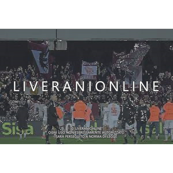 18 01 2025 - Salerno. Stadio Arechi. Campionato Serie B. Salernitana-Reggiana Nella foto delusione finale reggiana Foto Giuseppe Cuozzo/Agenzia Liverani-AGENZIA ALDO LIVERANI SAS