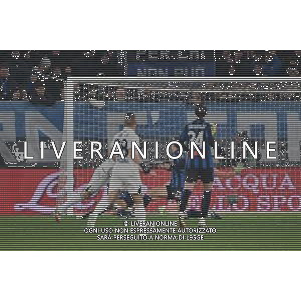 TVRG Atalanta vs Napoli nella foto Scott Francis McTominay (Napoli), coperto, segna il gol del 2 a 1 Bergamo 18-01-2025 Gewiss Stadium Campionato Serie A Enilive - 21a giornata foto Roberto Garavaglia/Agenzia Aldo Liverani sas