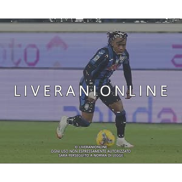 Ademola Lookman of Atalanta BC play the ball during Atalanta BC vs SSC Napoli, 21° Serie A Enilive 2024-25 game at Gewiss stadium in Bergamo (BG), Italy, on January 18, 2025. (Photo by Davide Casentini)-AGENZIA ALDO LIVERANI SAS