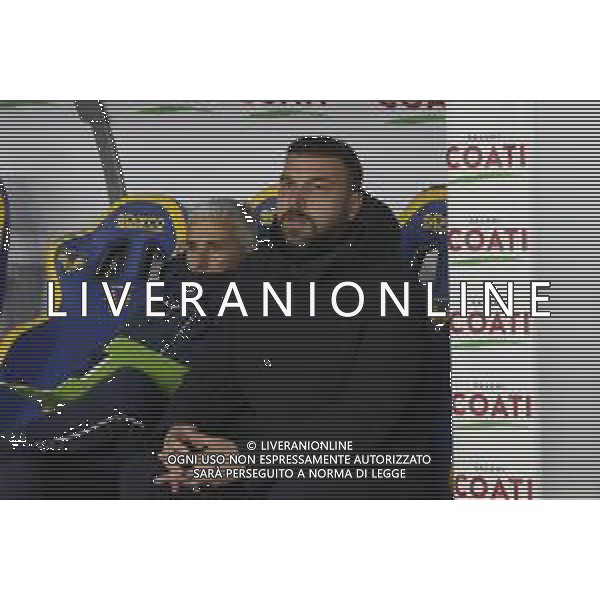 Paolo Zanetti Head Coach of Hellas Verona FC during Hellas Verona FC vs SS Lazio, 21° Serie A Enilive 2024-25 game at Marcantonio Bentegodi stadium in Verona (VR), Italy, on January 19, 2025. (Photo by Davide Casentini) - AGENZIA ALDO LIVERANI SAS