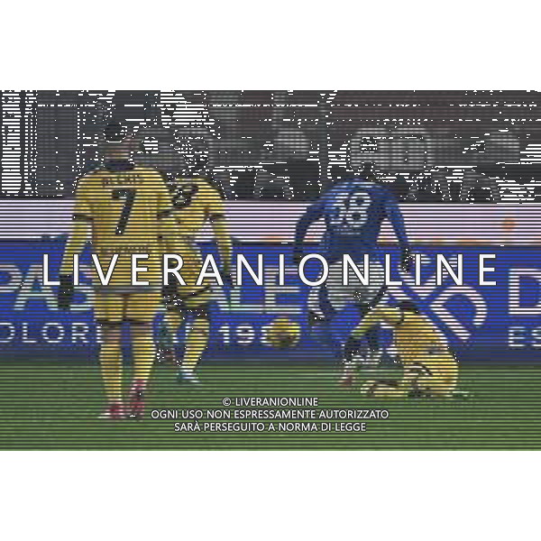 TVRG Como vs Udinese nella foto Assane Diao (Como) segna il gol dell\'1 a 0 Como 20-01-2025 Stadio Giuseppe Sinigaglia Campionato Serie A Enilive - 21a giornata foto Roberto Garavaglia/Agenzia Aldo Liverani sas