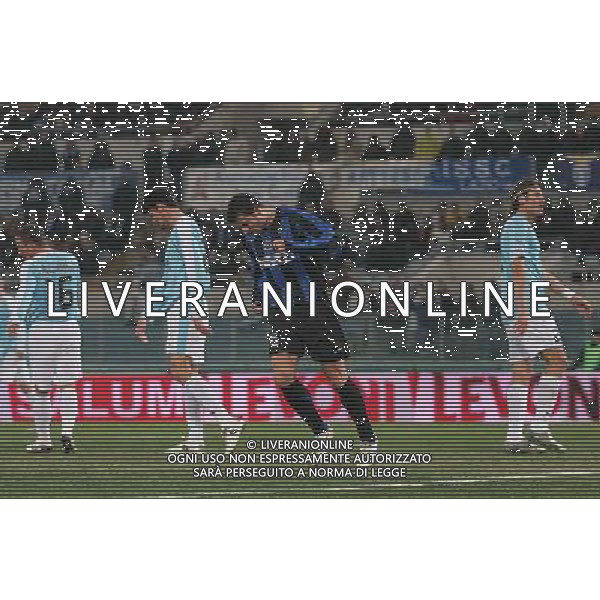 LAZIO- INTER COPPA ITALIA TIM CUP 24/01/2006 NELLA FOTO ESULTANZA DI DEJAN STANKOVIC FOTO MOSCA/AG ALDO LIVERANI