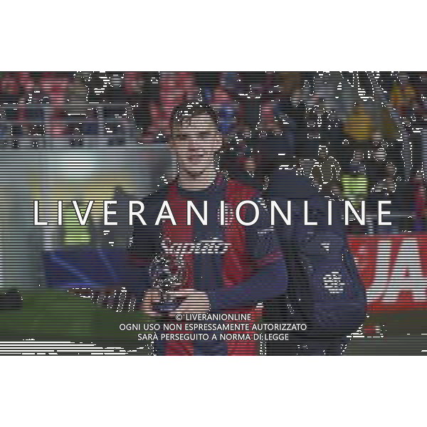 Thijs Dallinga of Bologna FC best player of the match Bologna BFC vs Borussia Dortmund, 7° round of Champions League 2024-25, game at Renato Dall\'Ara stadiumo in Bologna (BG), Italy, on January 21, 2025. (Photo by Davide Casentini)- AGENZIA ALDO LIVERANI SAS