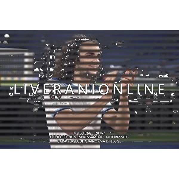 Lazio vs Real Sociedad Europa League - 7 Giornata Stadio Olimpico - Roma 23-01-2025 nella foto Esultanza finale Guendouzi ©Federico Gaetano- AGENZIA ALDO LIVERANI SAS