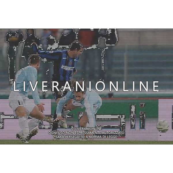 LAZIO- INTER COPPA ITALIA TIM CUP 24/01/2006 NELLA FOTO DEJAN STANKOVIC E MAURI FOTO MOSCA/AG ALDO LIVERANI