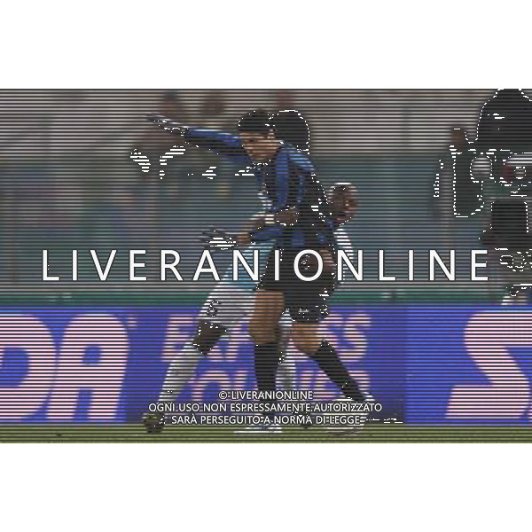LAZIO- INTER COPPA ITALIA TIM CUP 24/01/2006 NELLA FOTO JULIO CRUZ E MUDINGAIY FOTO MOSCA/AG ALDO LIVERANI
