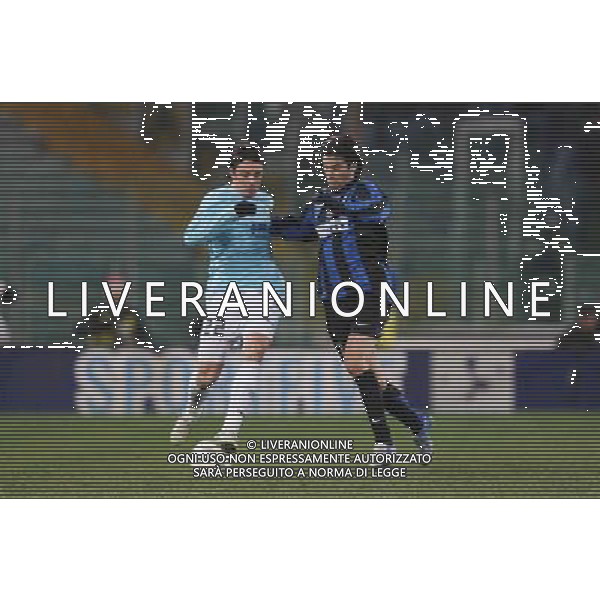 LAZIO- INTER COPPA ITALIA TIM CUP 24/01/2006 NELLA FOTO MASSIMO ODDO E SANTIAGO SOLARI FOTO MOSCA/AG ALDO LIVERANI