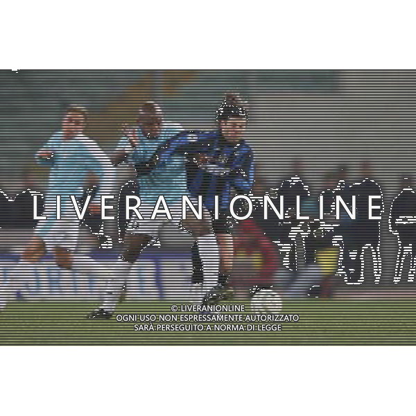 LAZIO- INTER COPPA ITALIA TIM CUP 24/01/2006 NELLA FOTO MUDINGAYI E SOLARI SANTIAGO FOTO MOSCA/AG ALDO LIVERANI